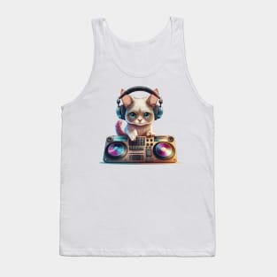 DJ Kitty Tank Top